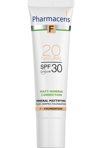 PHARMACERIS 20NATURAL MINERAL MATTIFYING FLUID DERMO-FOUNDATION SPF 30 30ml